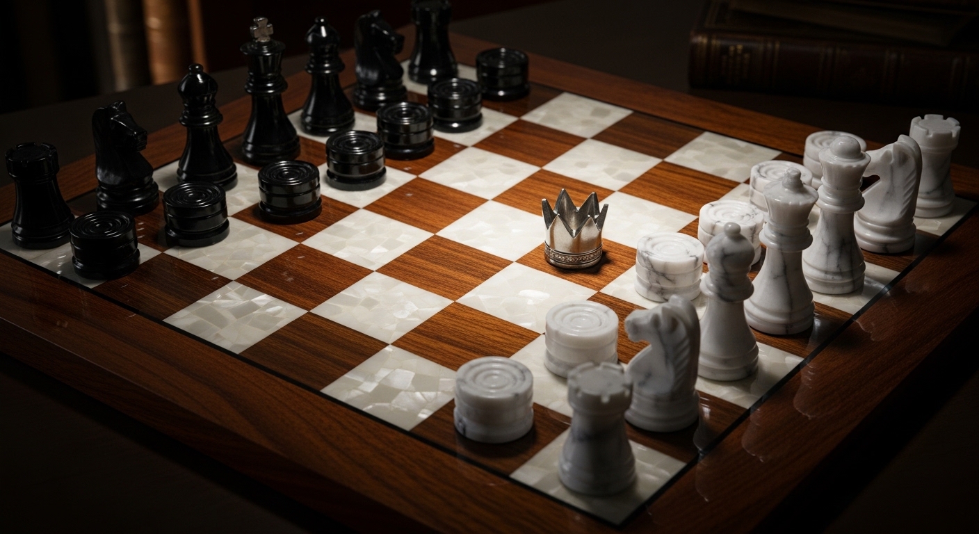 Las Damas: Elegancia y Estrategia en un Tablero Bicolor