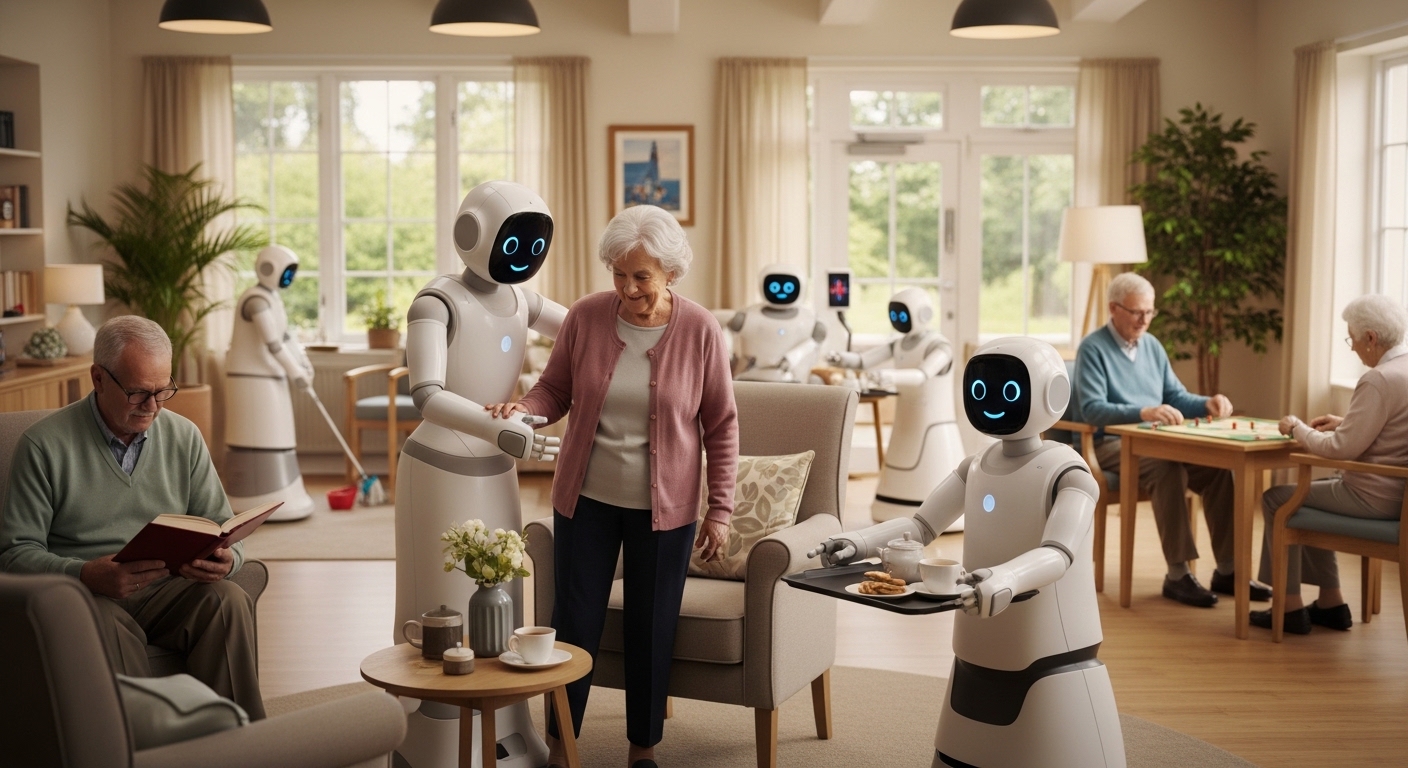Cuidando a Nuestros Mayores: El Papel de los Robots Asistentes en la Tercera Edad