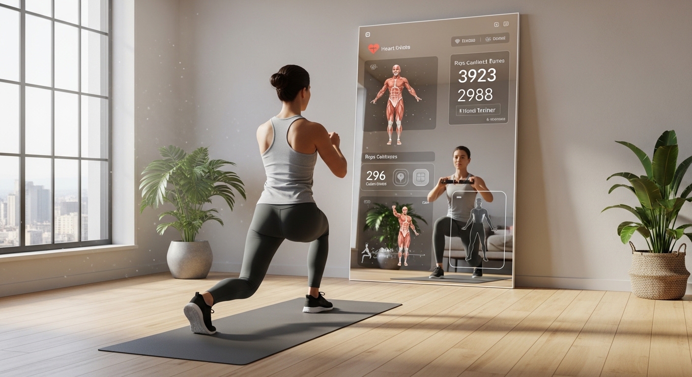 5 Beneficios Sorprendentes de Entrenar con un Espejo Inteligente