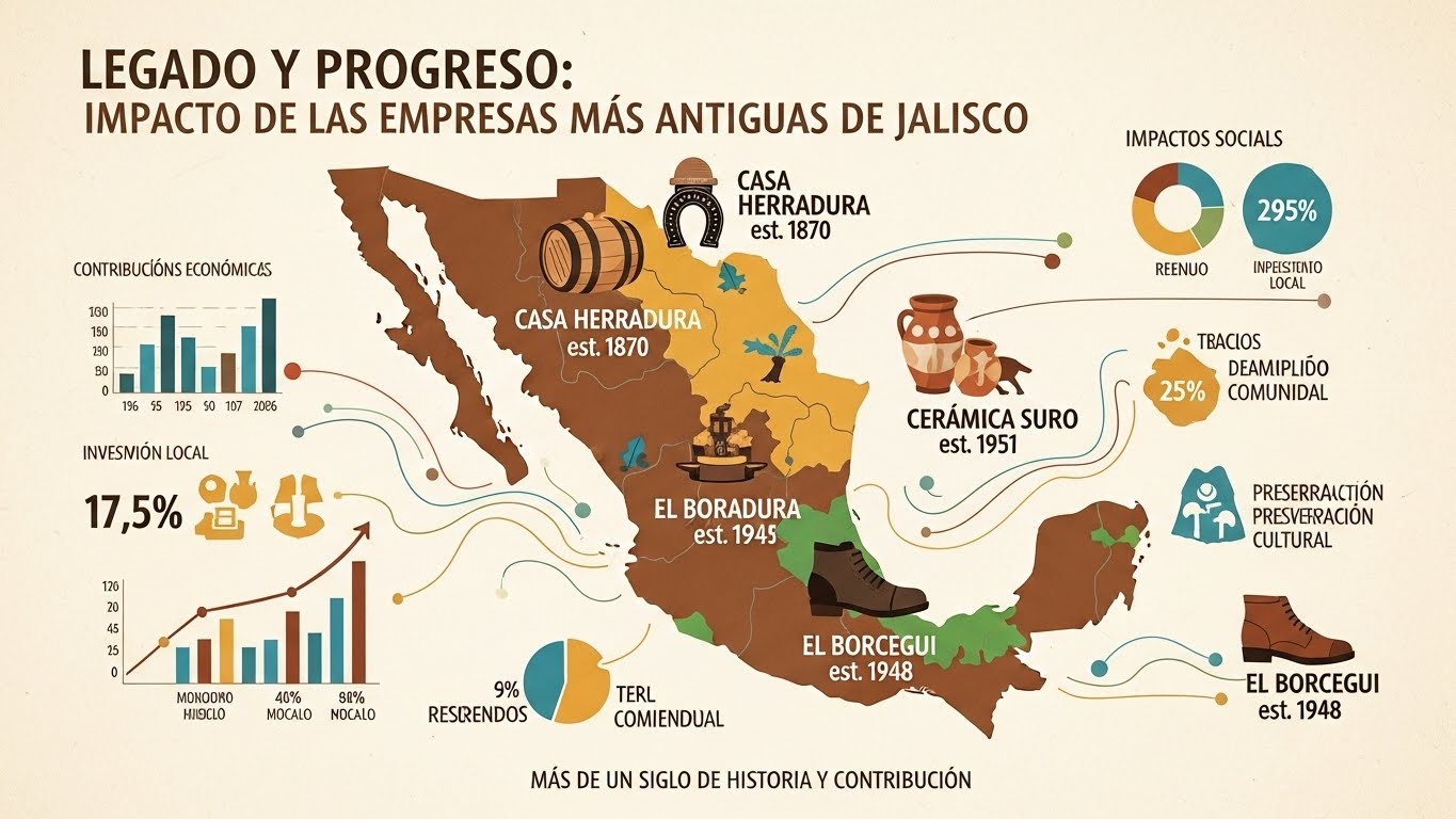El Impacto Social y Económico de las Empresas Más Antiguas de Jalisco en sus Comunidades