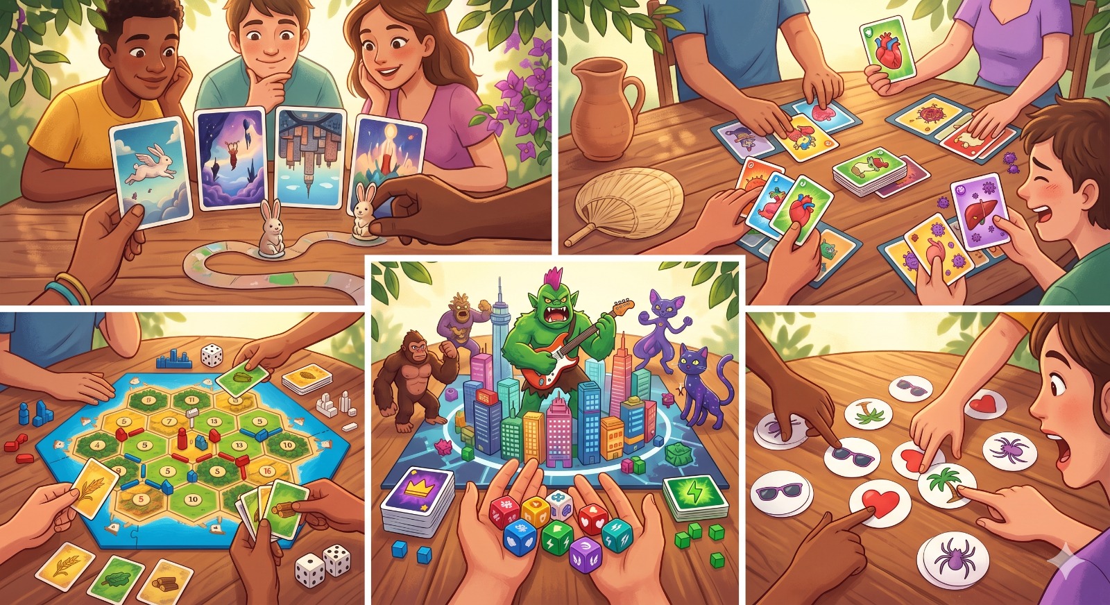 Tardes de Verano Inolvidables: Los 5 Juegos de Mesa que no Pueden Faltar