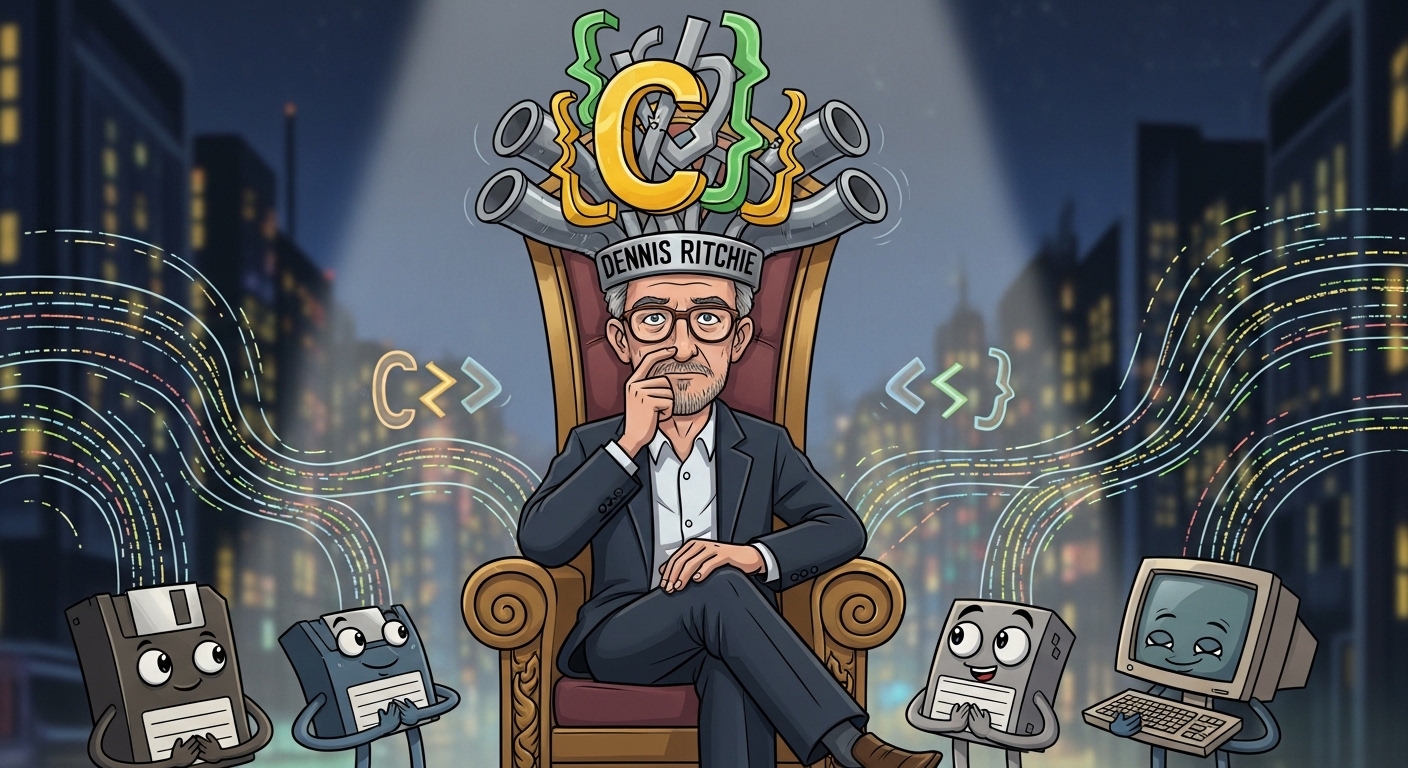 Dennis Ritchie: El Genio Silencioso Detrás del Lenguaje C y UNIX