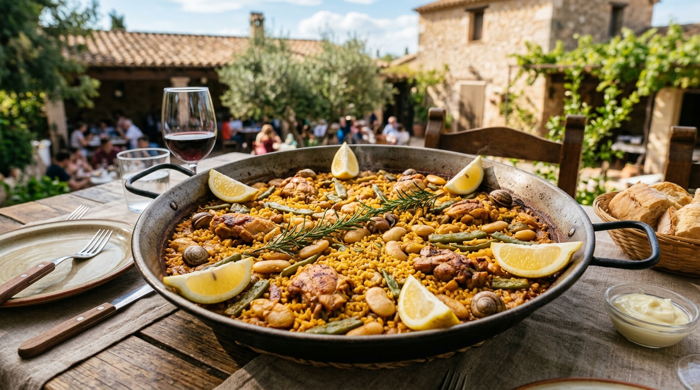 Paella Valenciana Auténtica: Guía Completa con Receta Tradicional