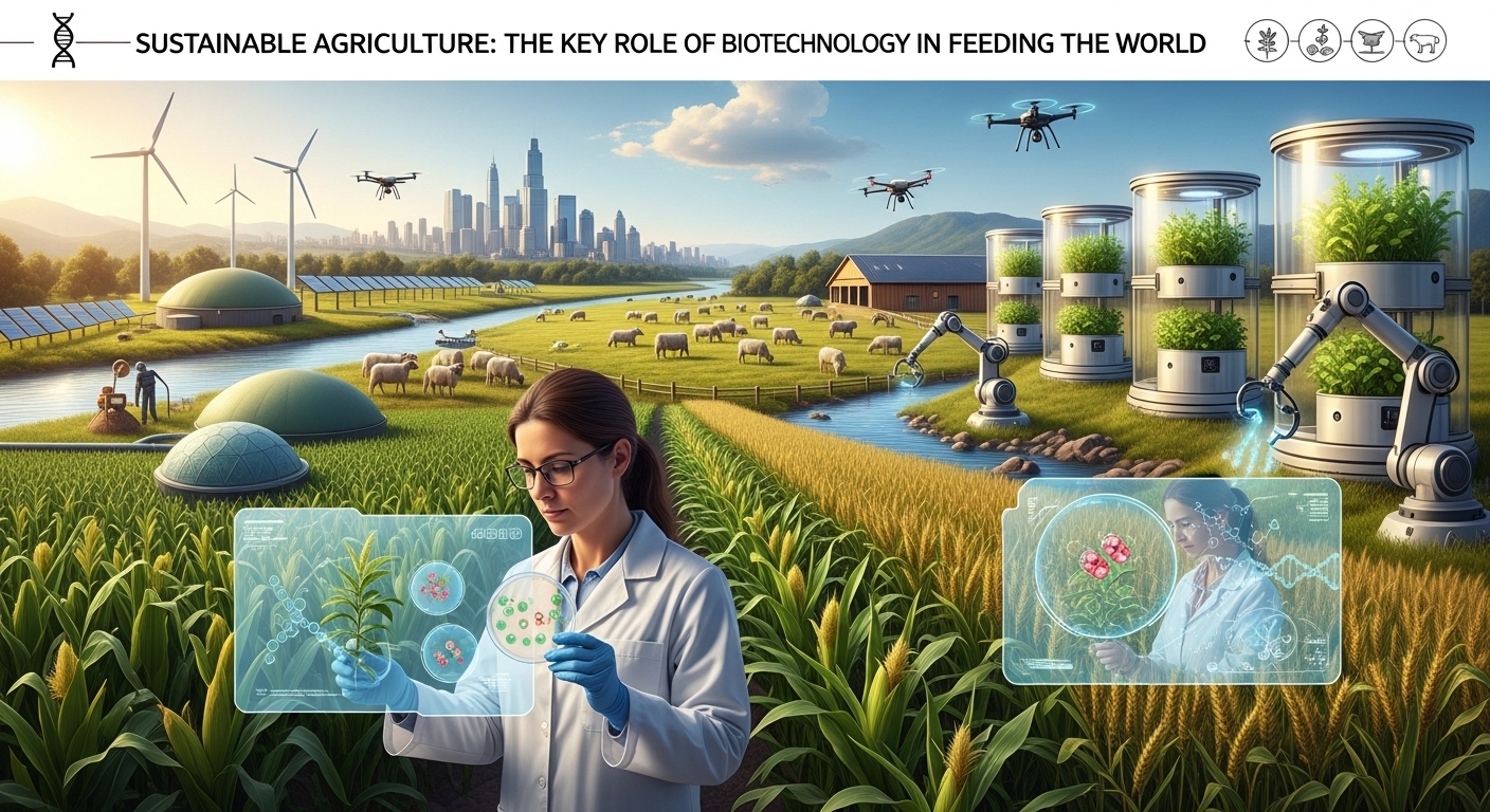 Agricultura Sostenible: El Papel Clave de la Biotecnología para Alimentar al Mundo