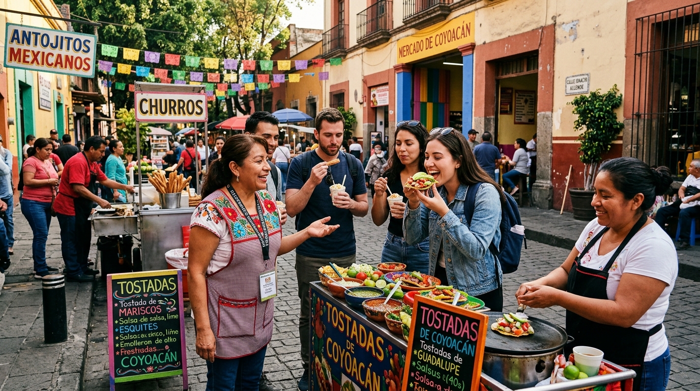 Ruta de la Quesadilla: Un Recorrido por el Sabor de Coyoacán